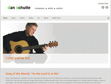 Tablet Screenshot of danschutte.com